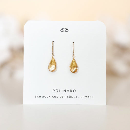 Ohrhänger Citrin
