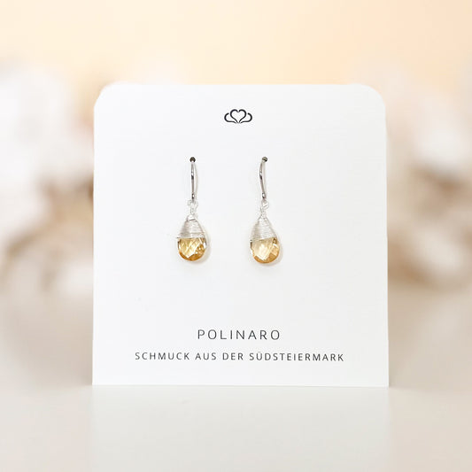 Ohrhänger Citrin