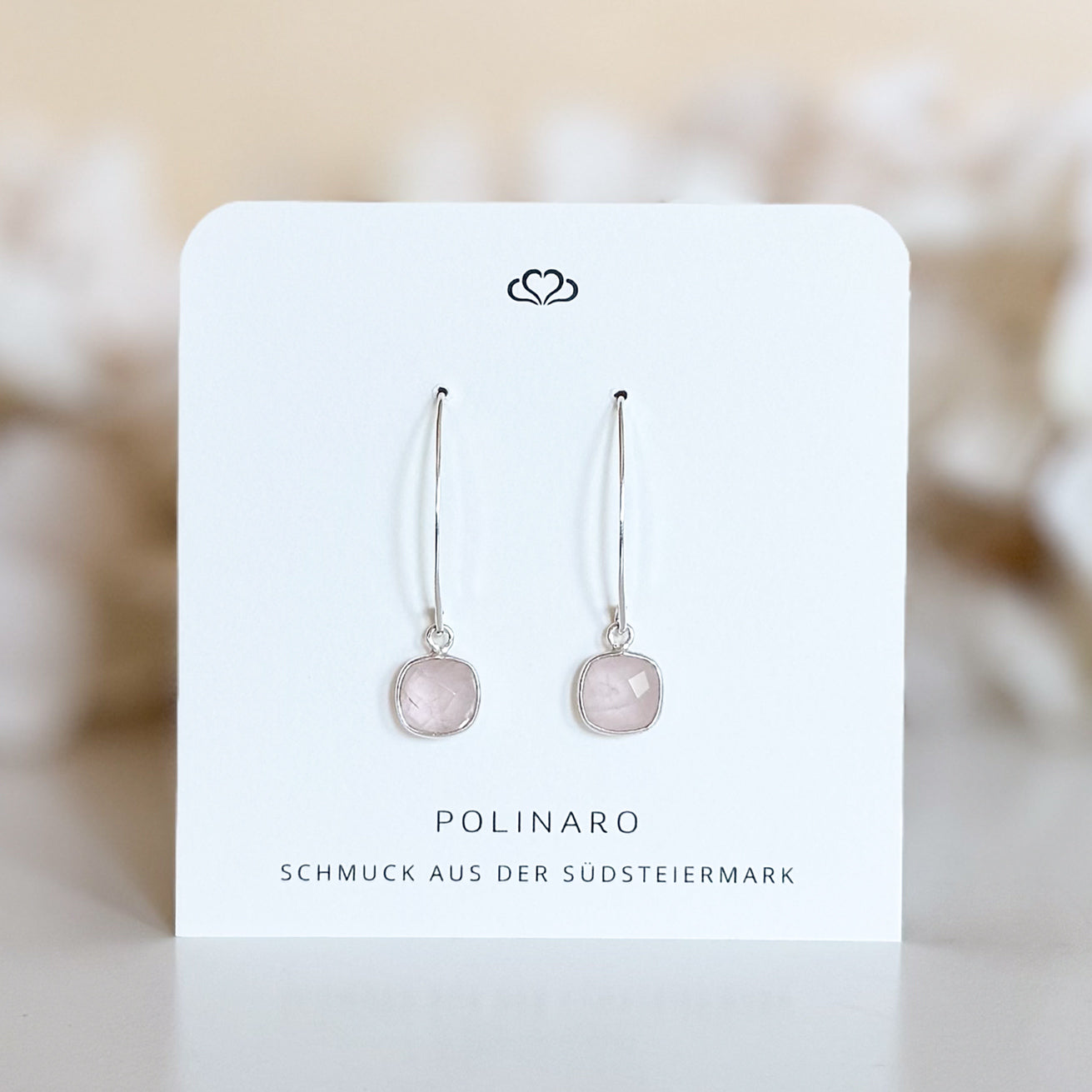 Ohrhänger Rosenquarz