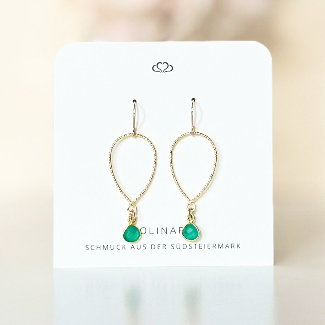 Ohrhänger Walhalla Achat