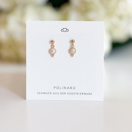 Ohrstecker Sabsi Süßwasserperle