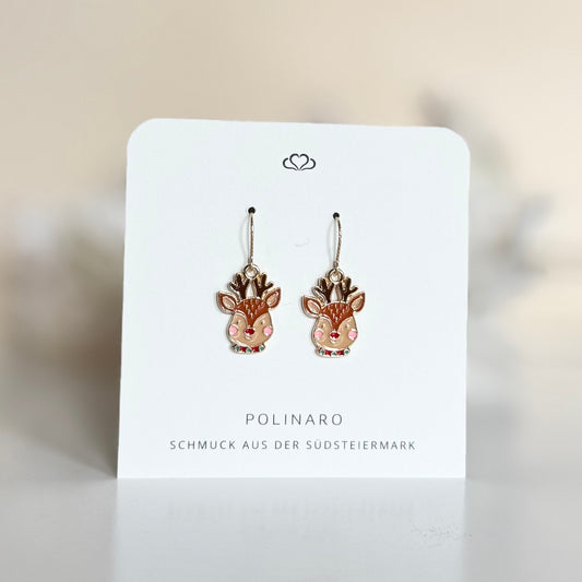 Ohrhänger Rentier Rotbacke