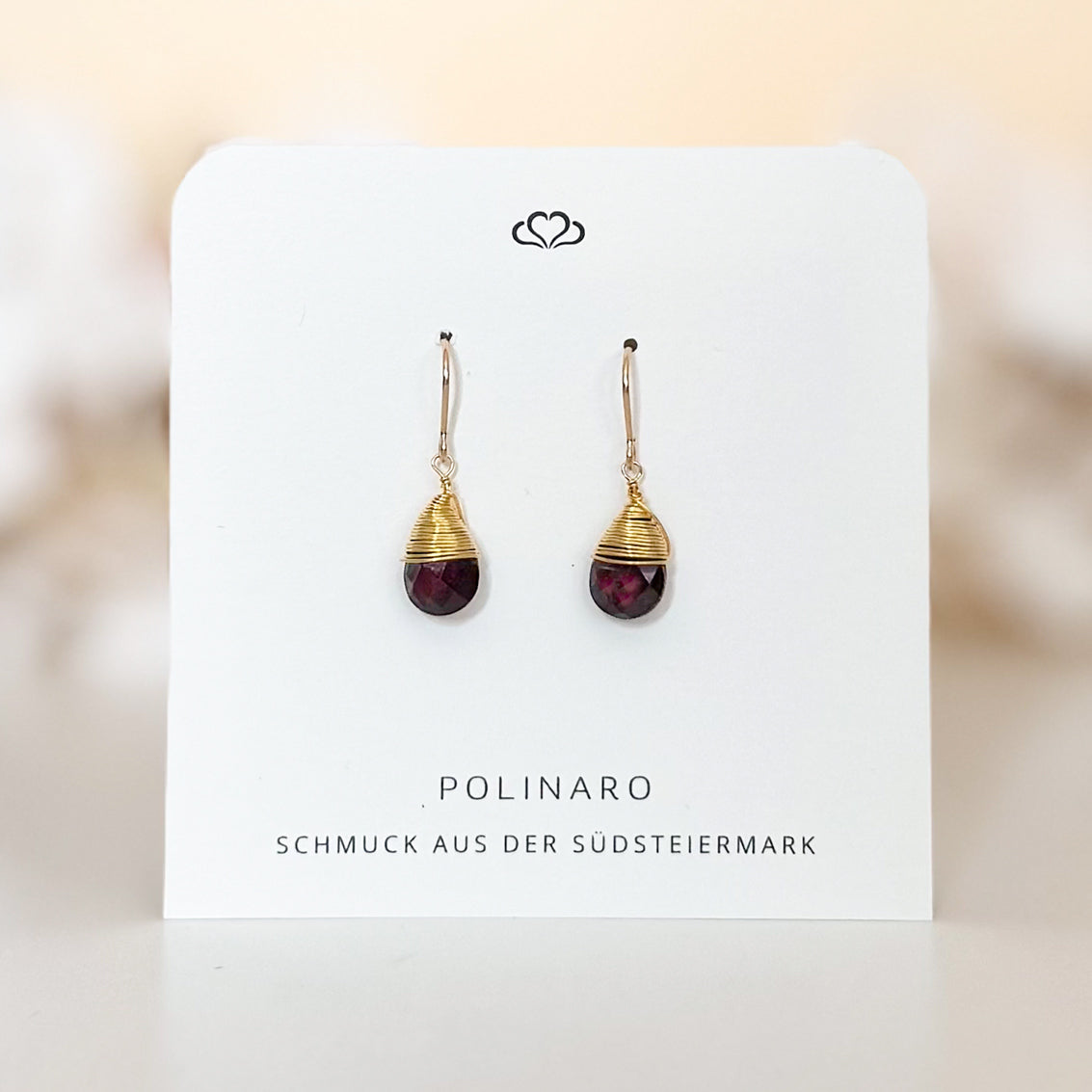 Ohrhänger Granat
