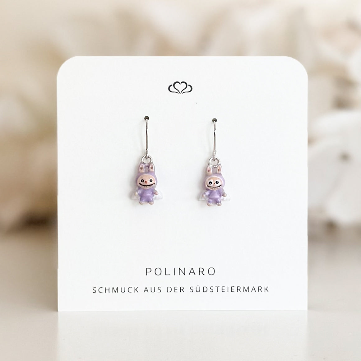 Ohrhänger Violettes Teufelchen