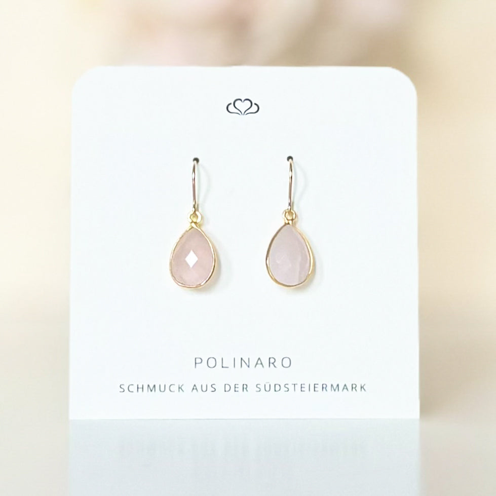 Ohrhänger Trofana Mondstein orange