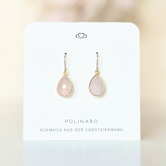 Ohrhänger Trofana Mondstein orange