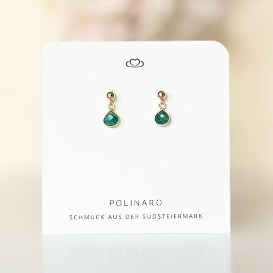 Ohrstecker Antonia Samaragdfarbe