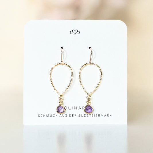 Ohrhänger Walhalla Viola Amethyst