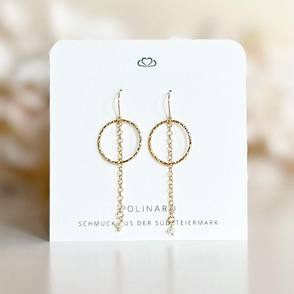 Ohrhänger Kristin mit Süßwasserperle