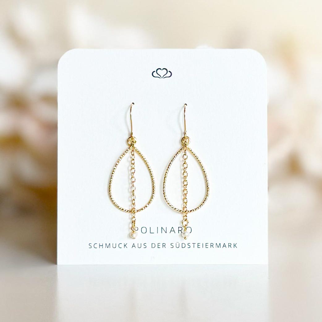 Ohrhänger Kristina mit Süßwasserperle