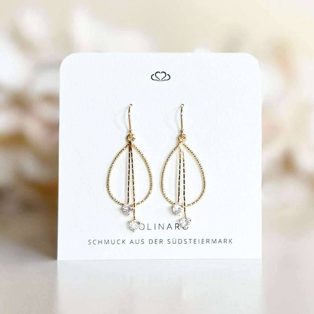 Ohrhänger Tropea mit Zirkonia