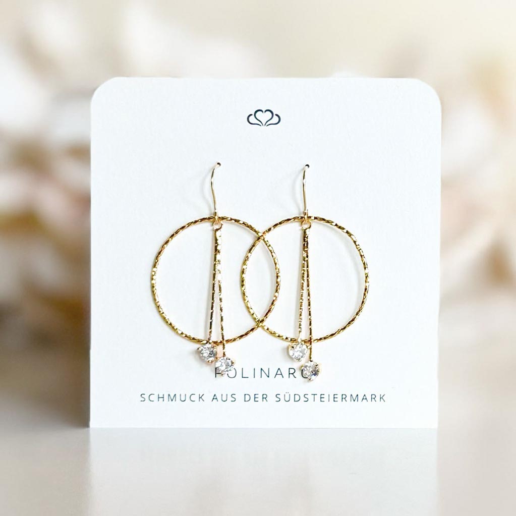 Ohrhänger Kessy mit Zirkonia