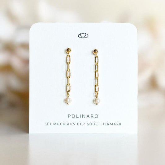 Ohrstecker Lindsey mit Süßwasserperle